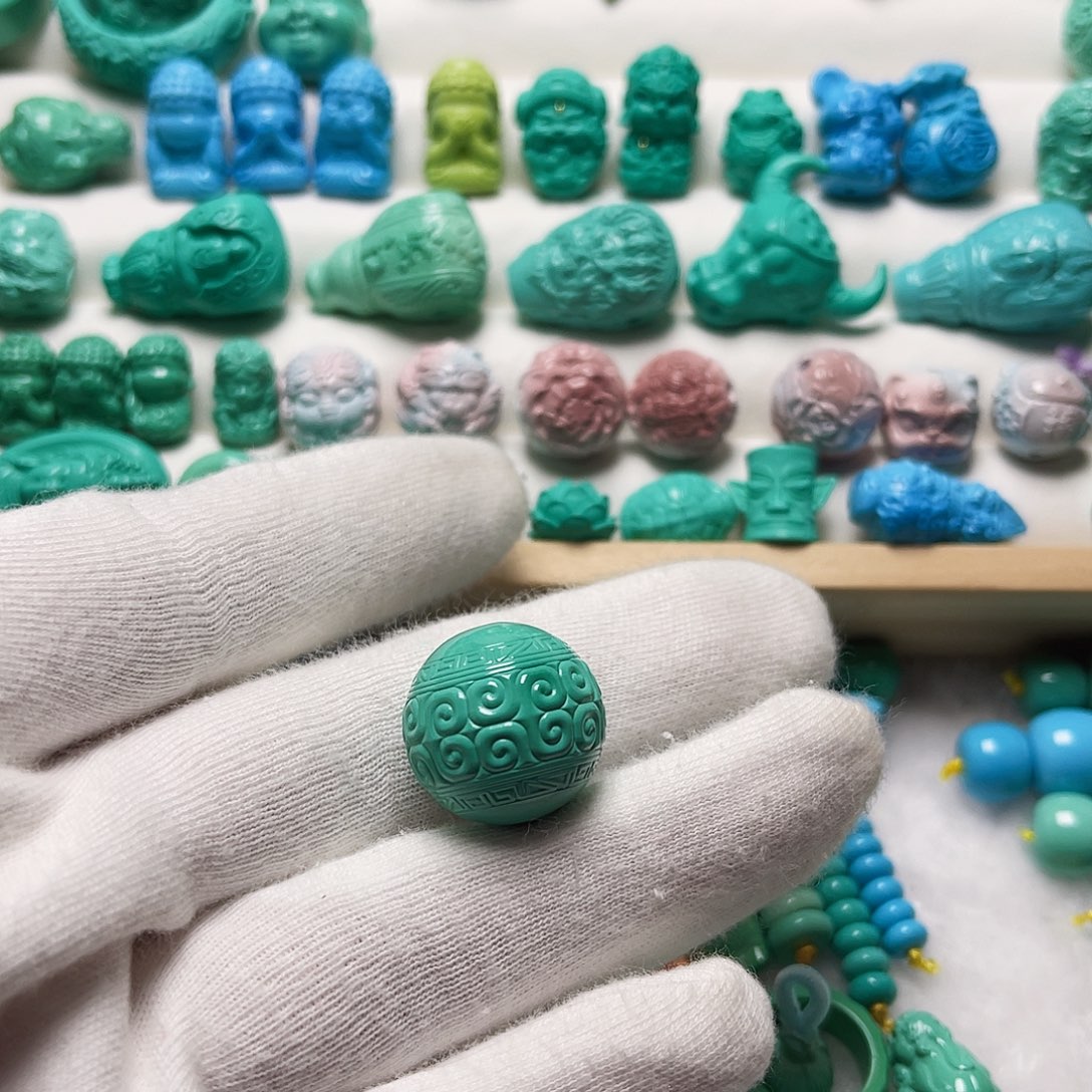 ꧁***❥尺寸卡19.1回纹圆珠