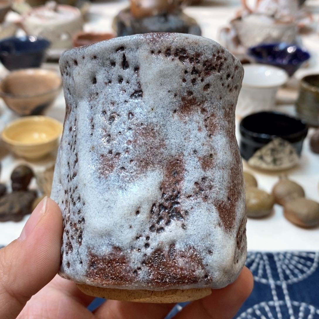 柴烧侘寂粗陶茶具