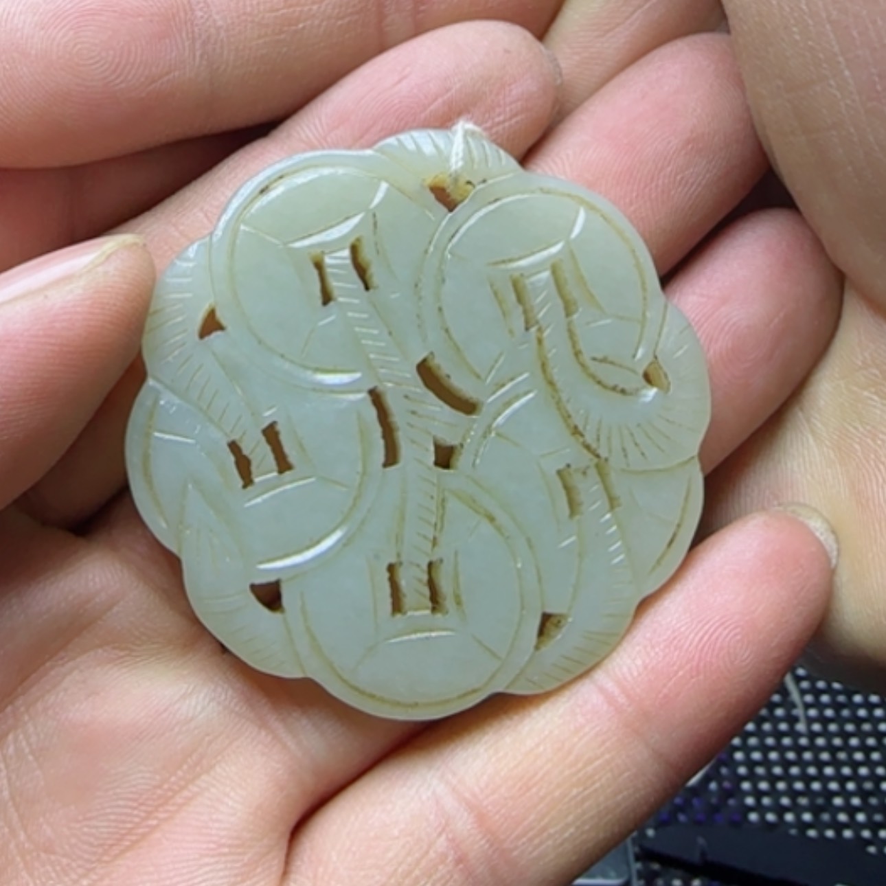 【闪购商品】和田玉挂件未镶嵌a****j