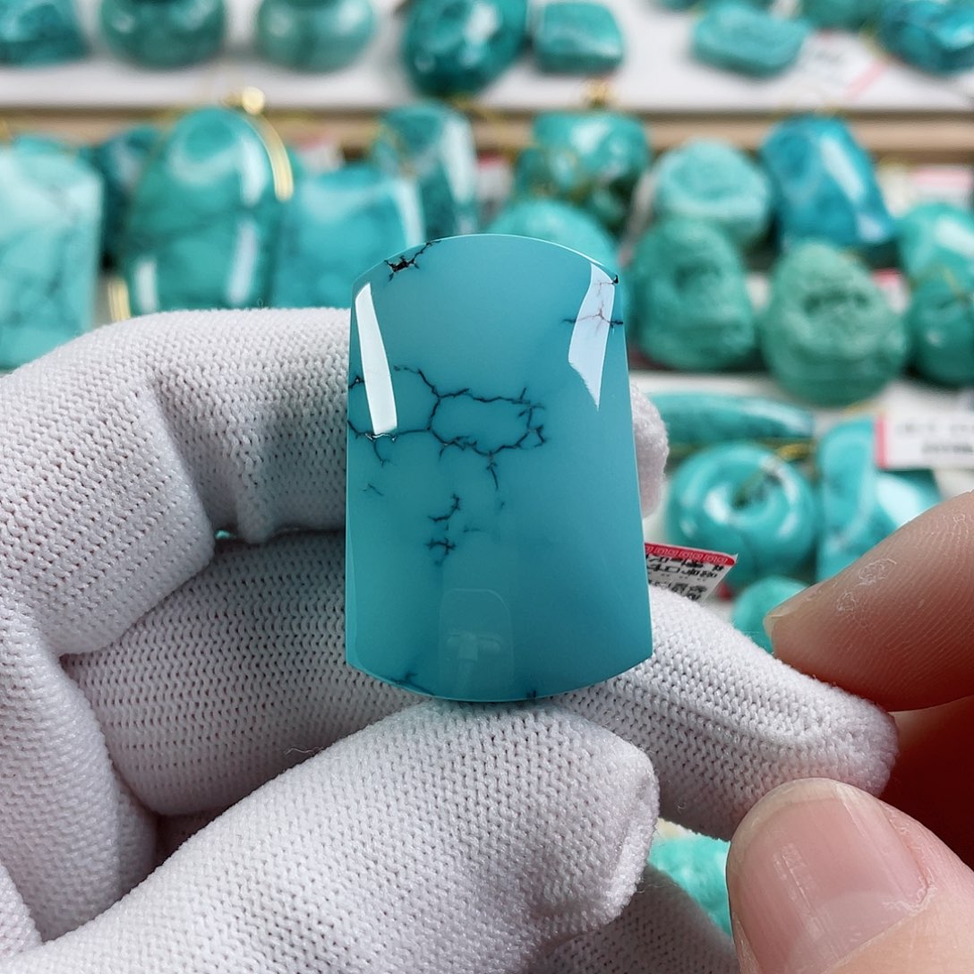 绿松石车挂未镶嵌