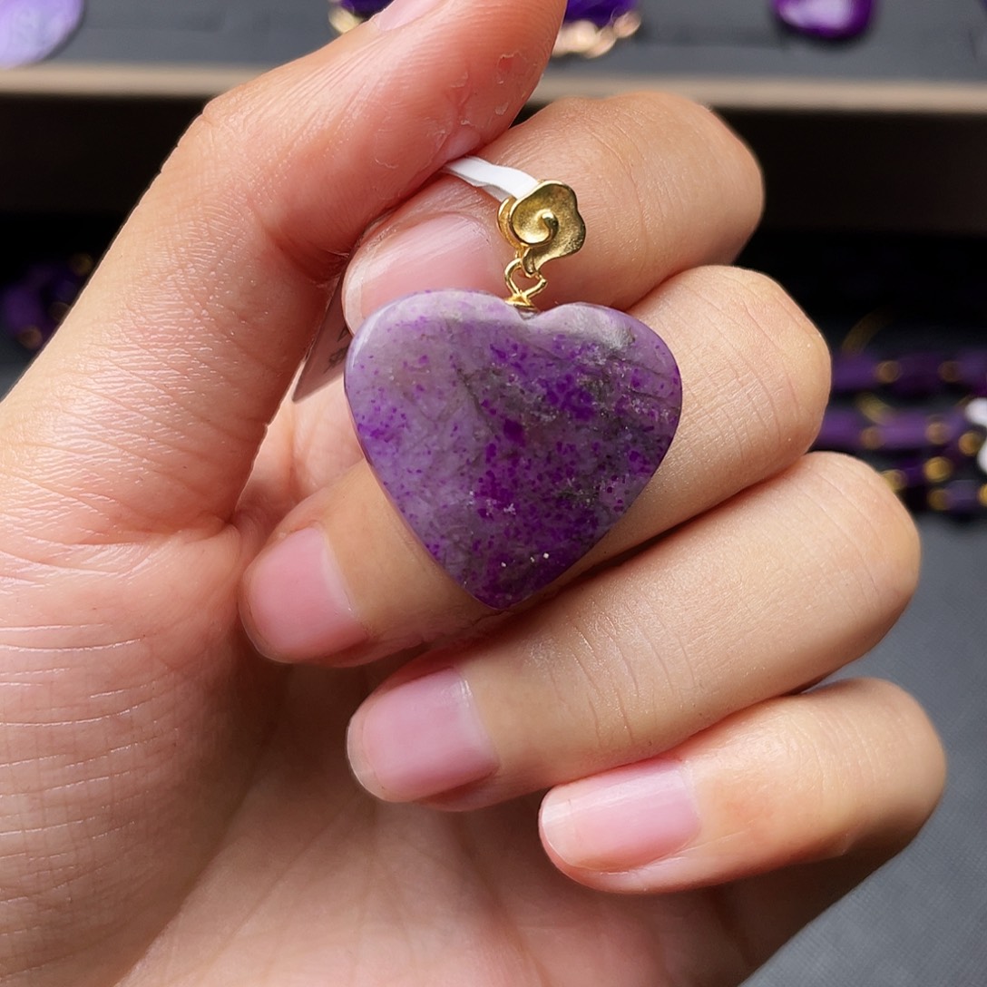 苏纪石（舒俱来）吊坠银S925镶嵌