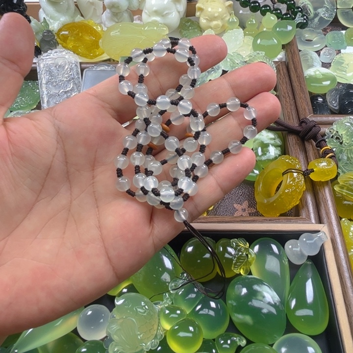 岫玉未镶嵌吊坠(不含链)奋****点