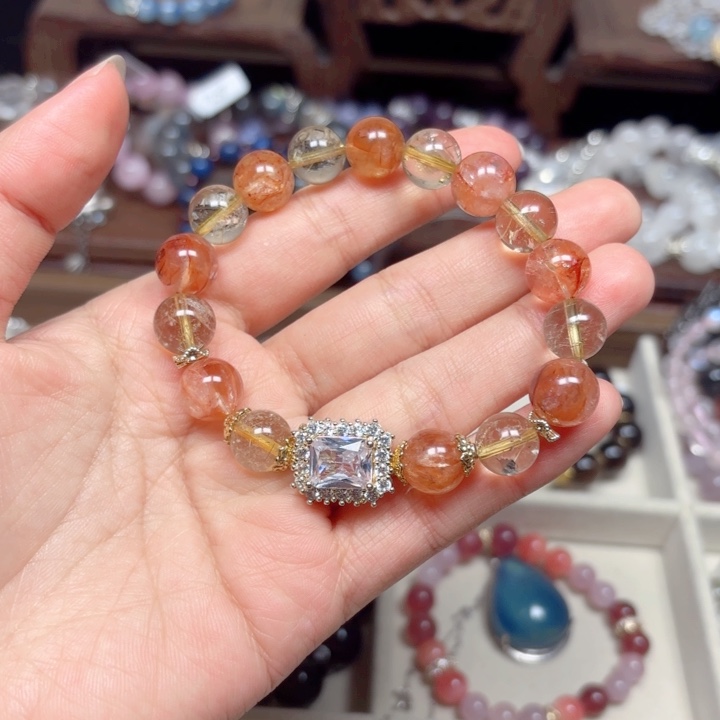 水晶手链未镶嵌金薇薇