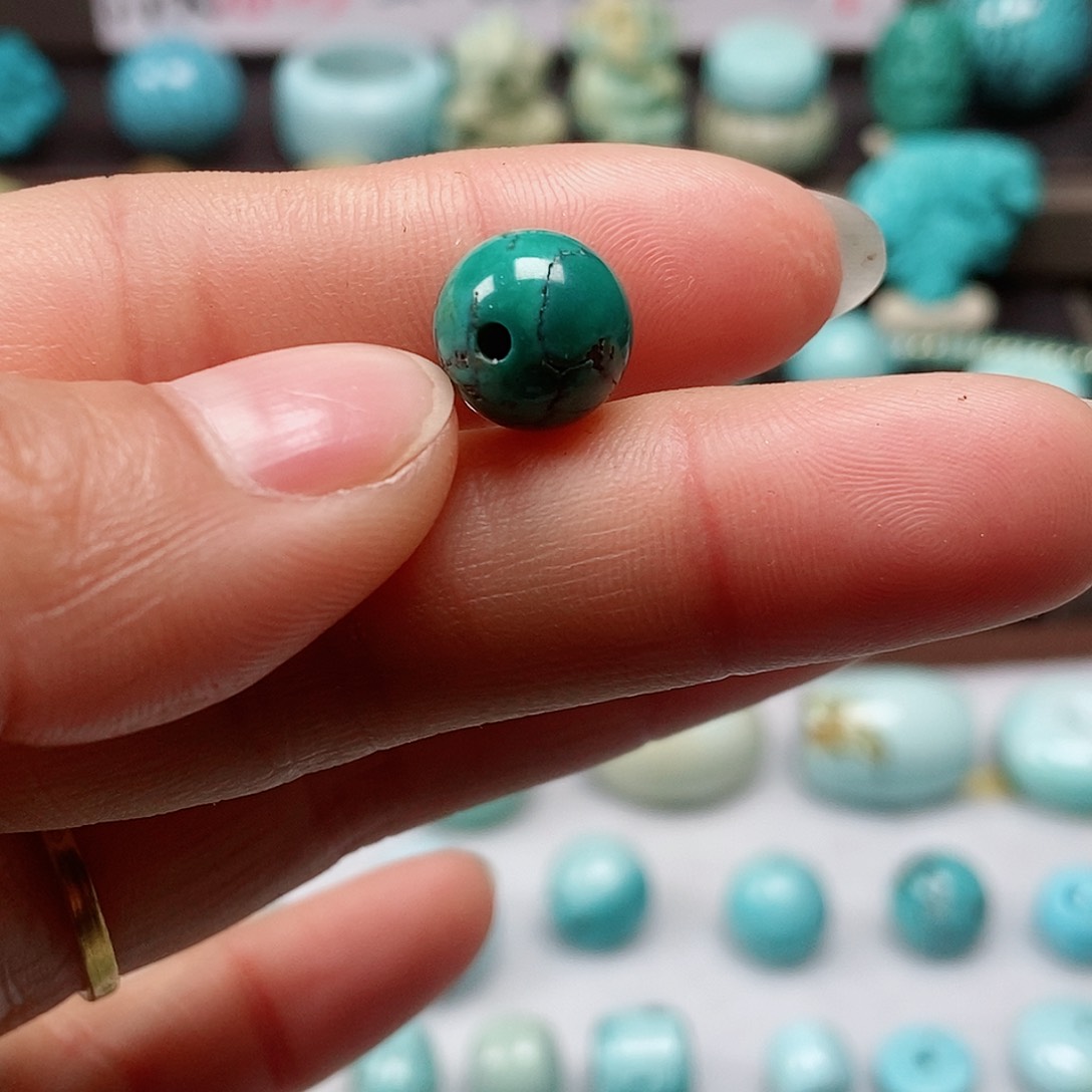 绿松石珠宝半成品未镶嵌