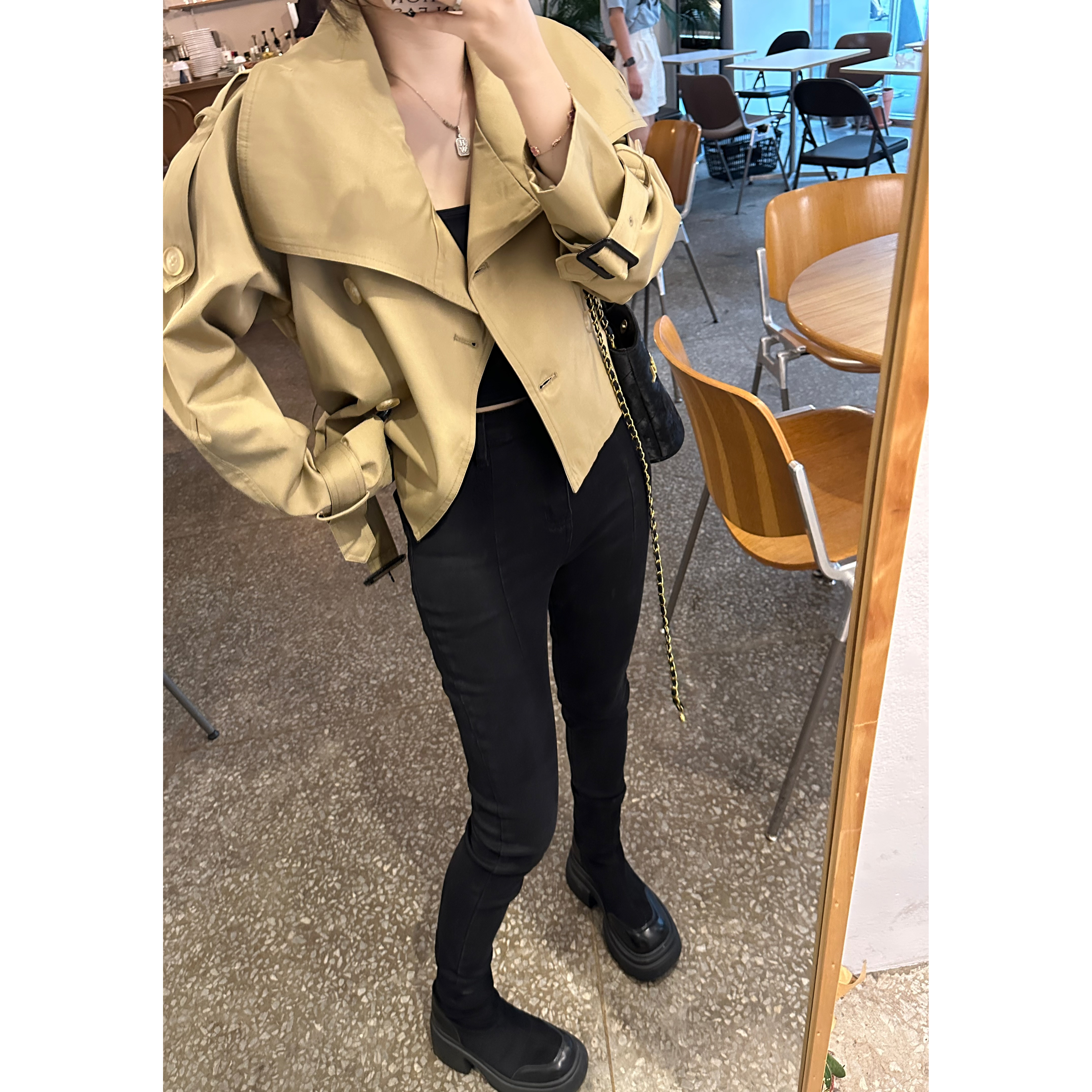 HuiHui【韩版紧身】小脚裤高腰铅笔裤子显瘦九分裤牛仔裤女（2585）