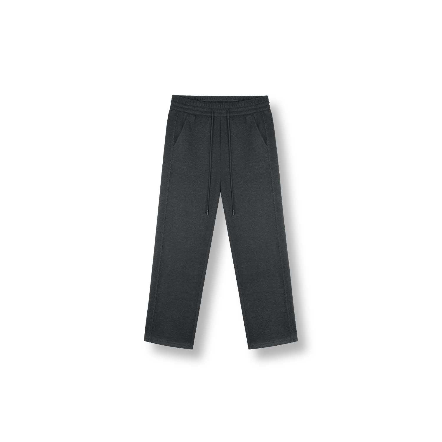 【晓倩】冬季新款加绒加厚休闲直筒裤（56312-1）灰色【1218】