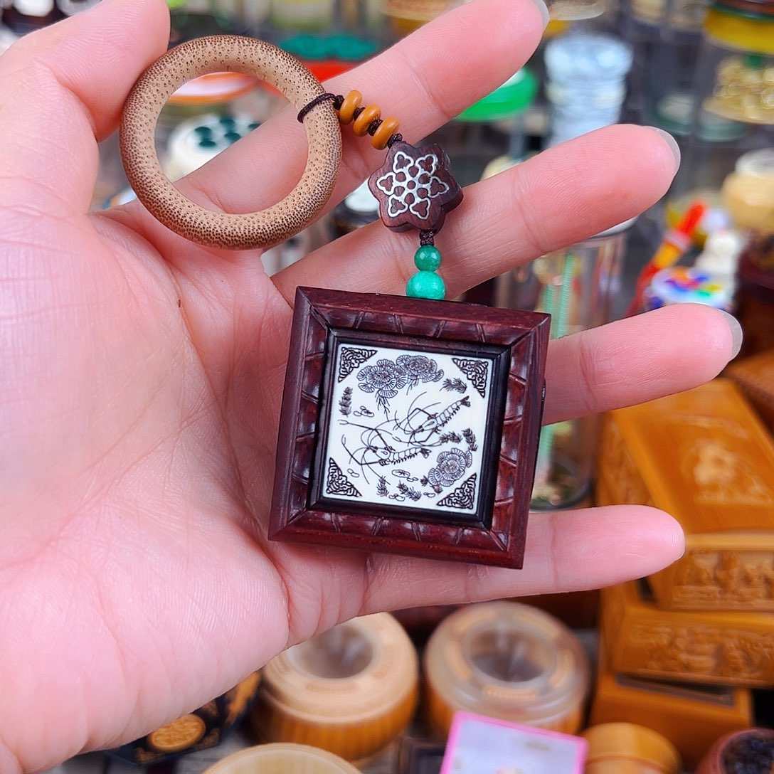 掌中宝麻将块黄蛉盒一个