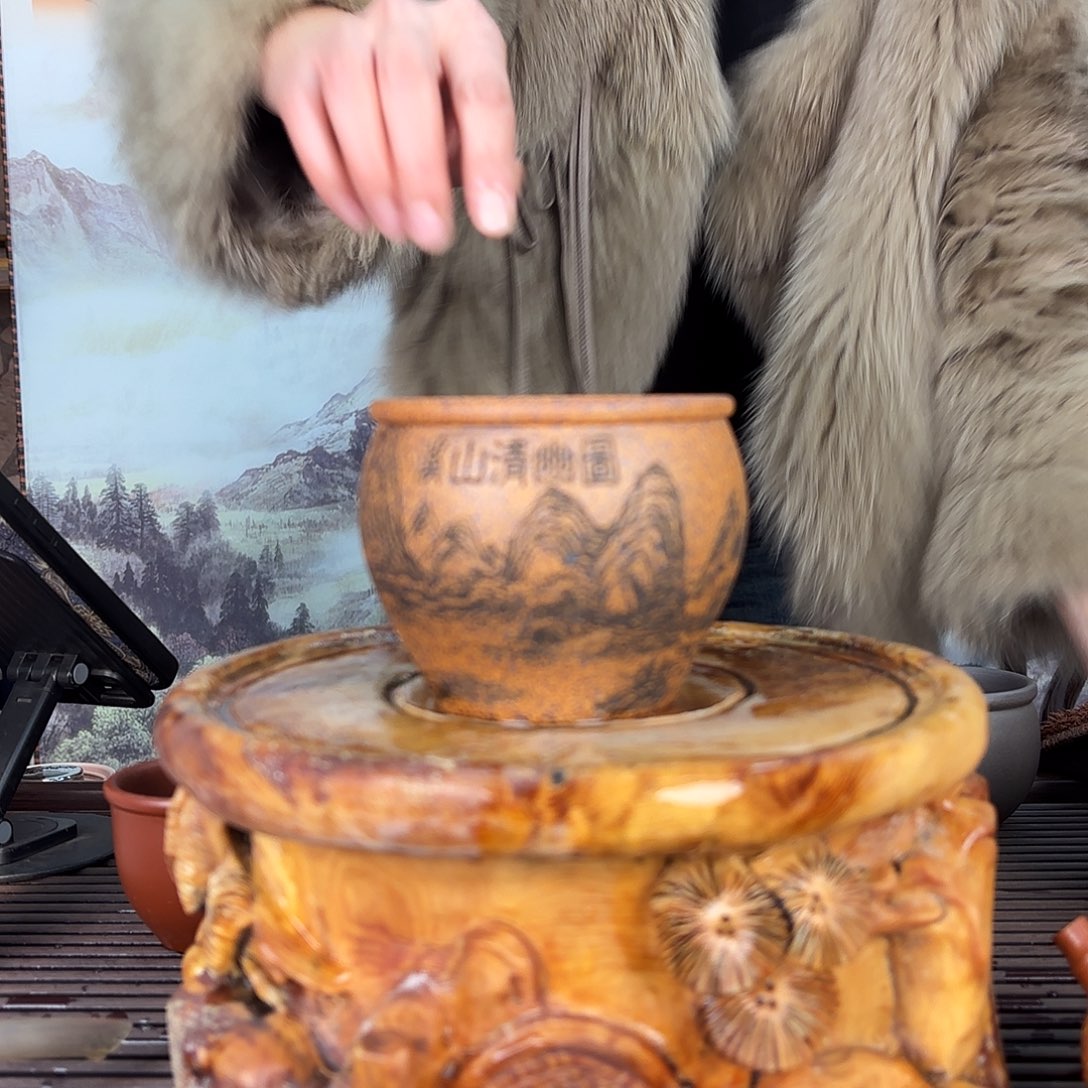 紫砂茶杯一壶李一壶李