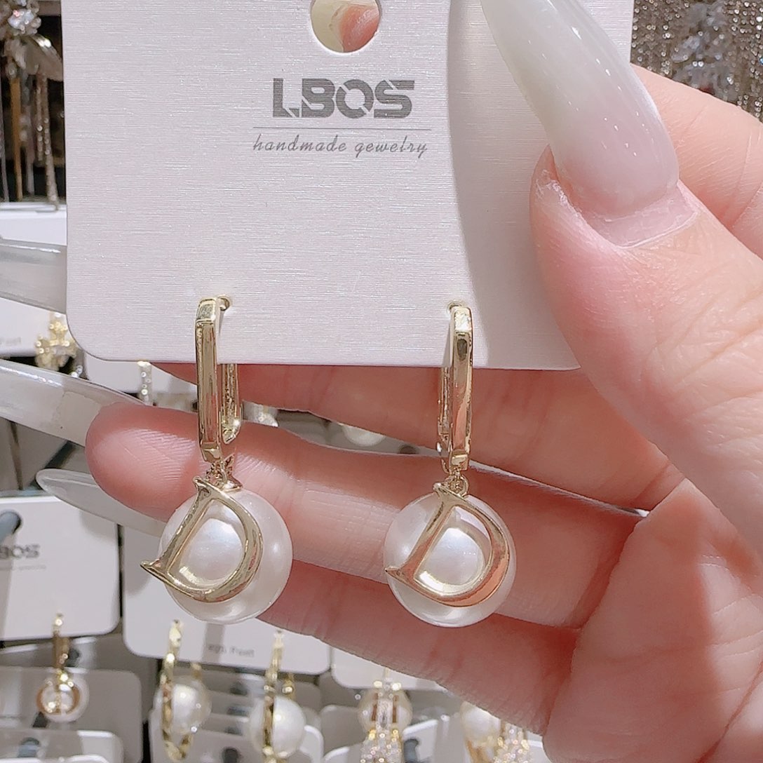 锆石铜合金925银耳环