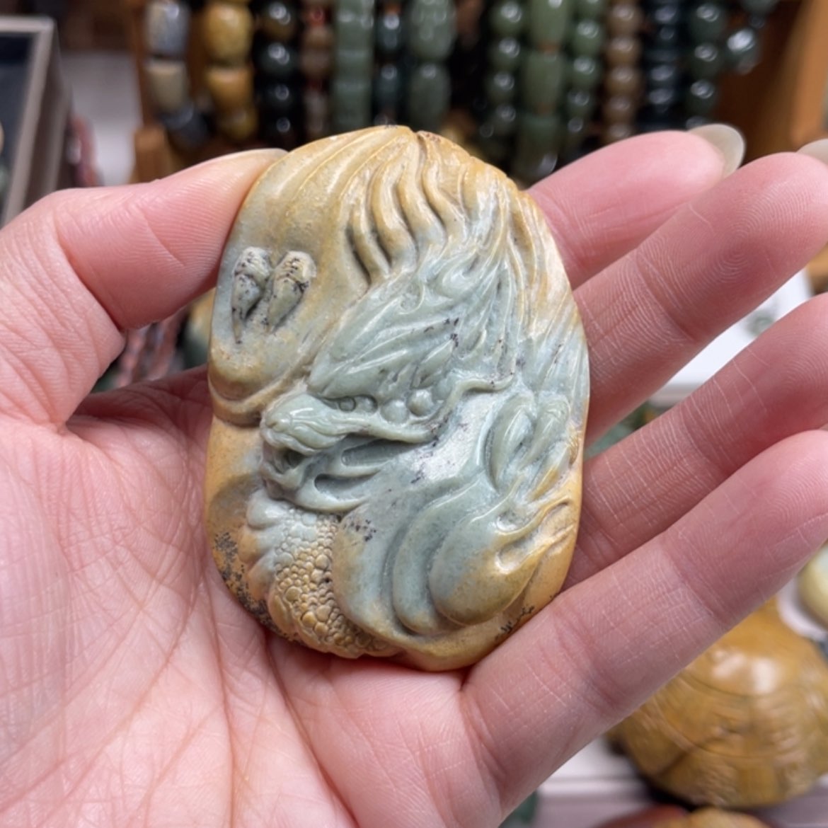【闪购商品】岫岩河磨玉（透闪石质玉）手把件未镶嵌