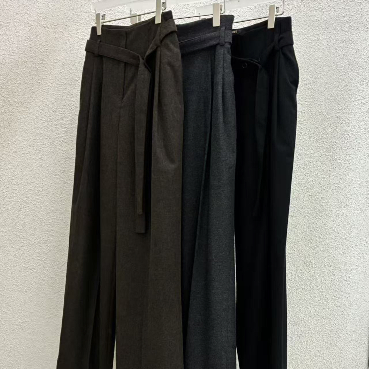 【by兜兜韩国代购】2025122211 MWE 腰带裤 NO退NO换