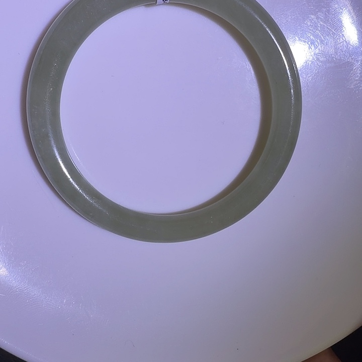 和田玉未镶嵌手链53.8圈