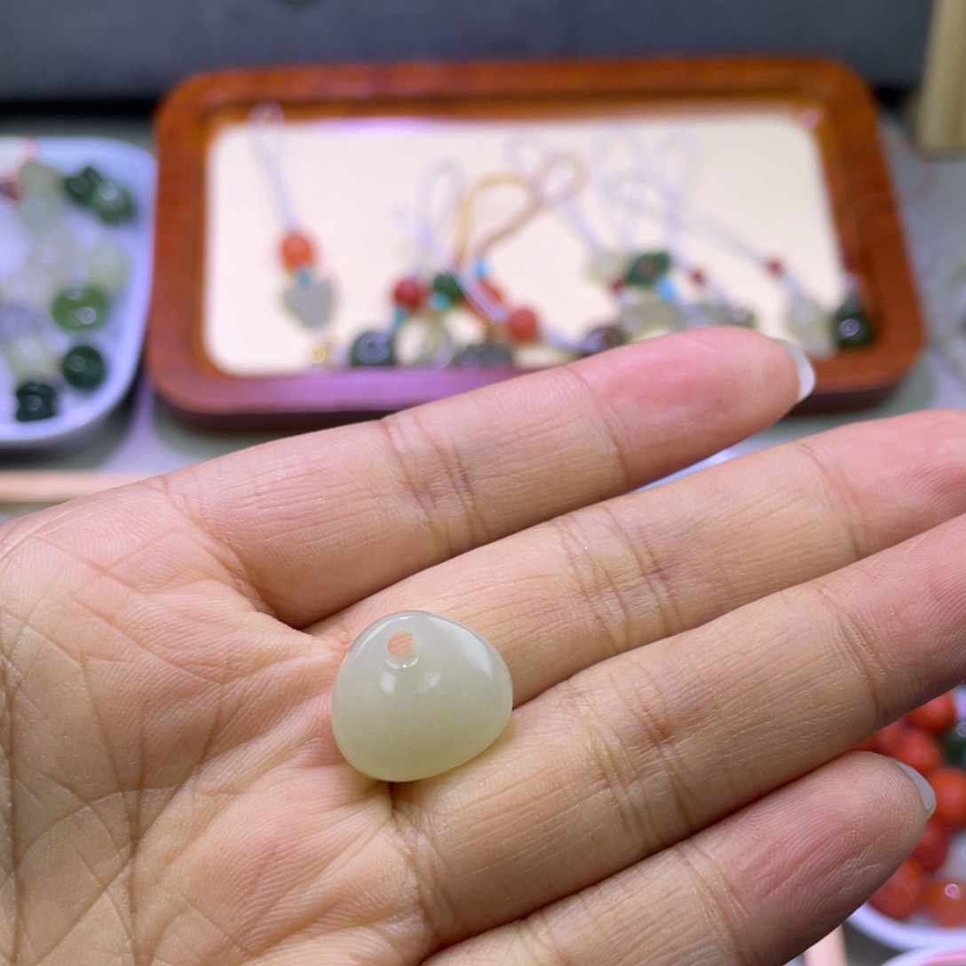 和田玉锁包未镶嵌