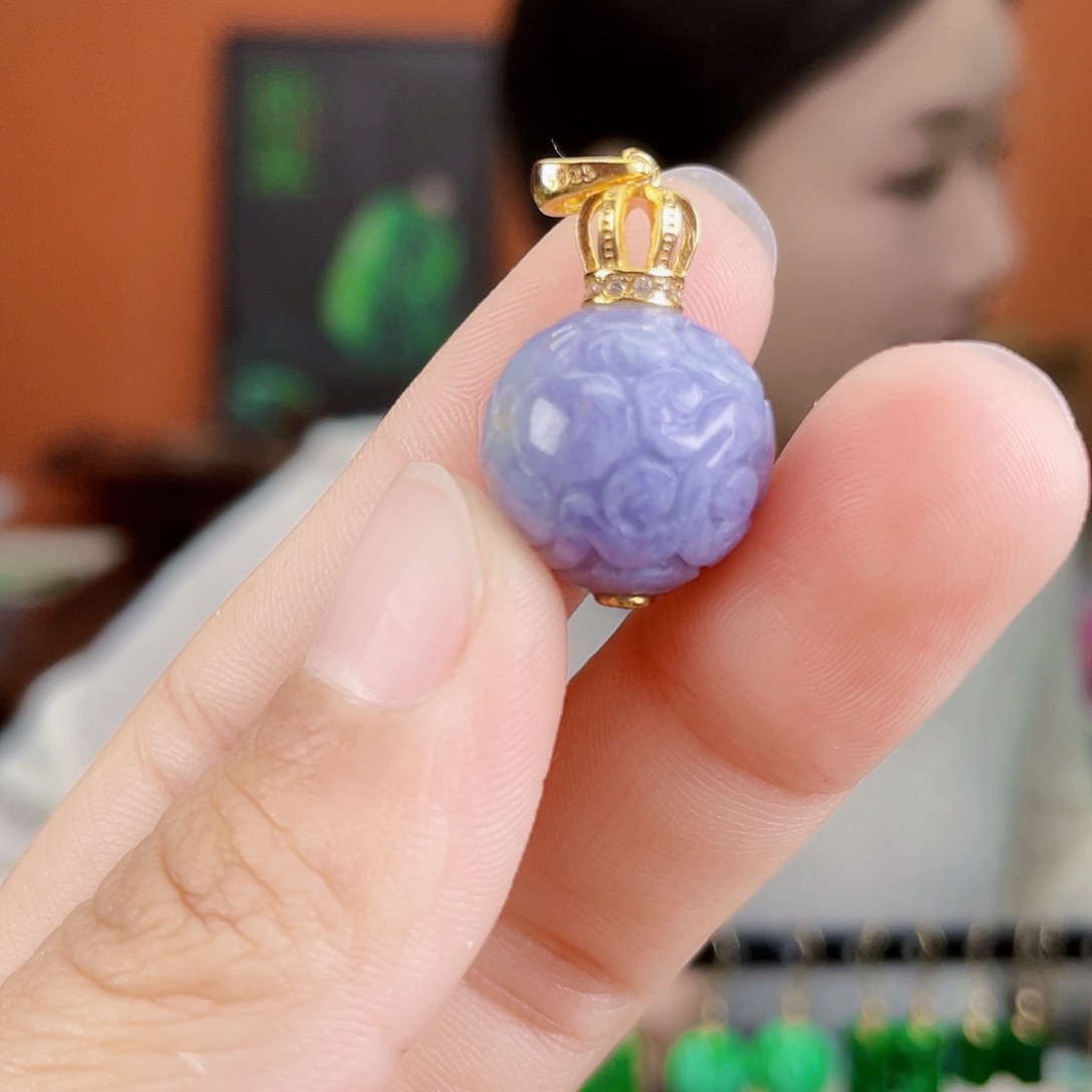 翡翠未镶嵌耳饰饰品