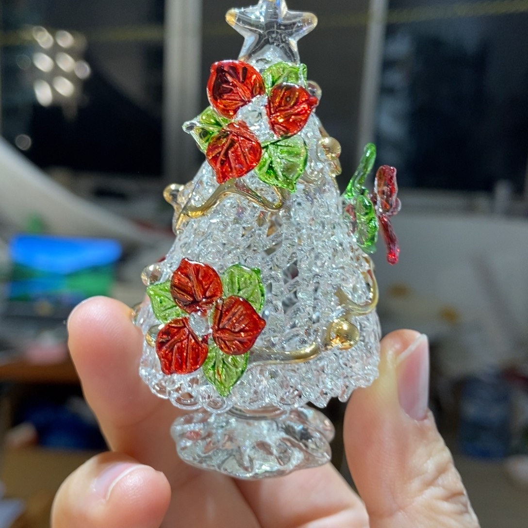 琉璃手工艺品金花树