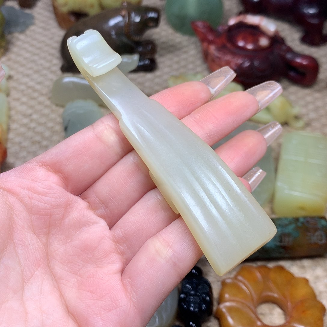 白玉菩提吊坠挂件