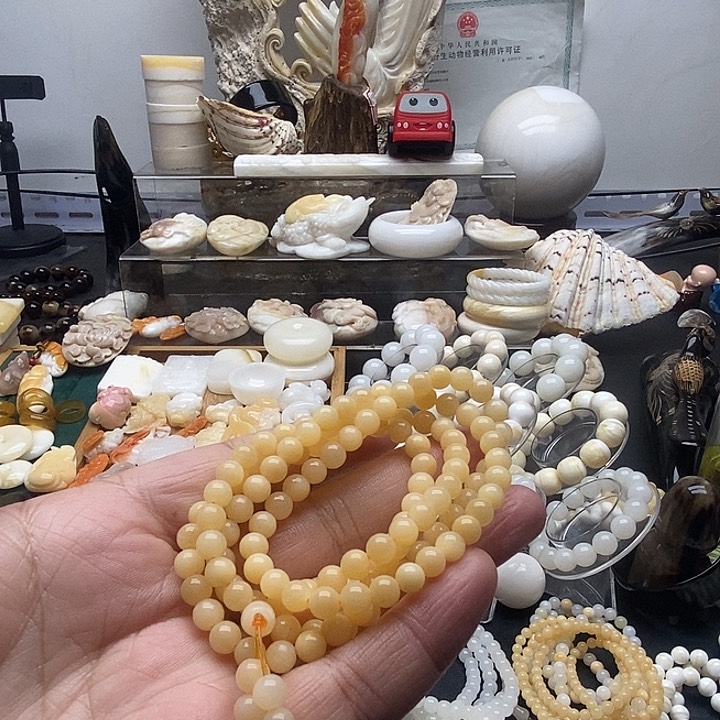 非金属贝壳全黄全品0.5+多圈