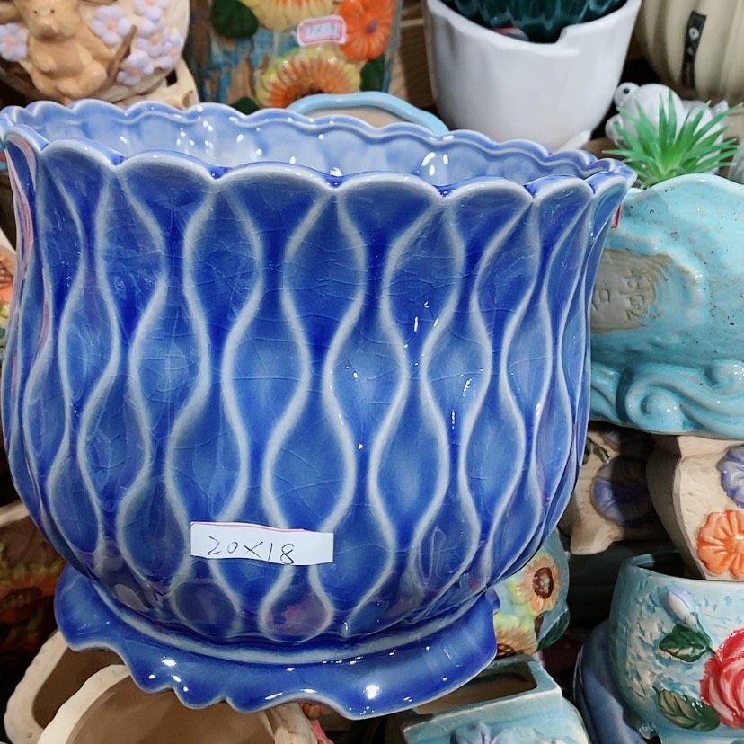 【闪购商品】陶瓷陶瓷花盆，多肉花盆