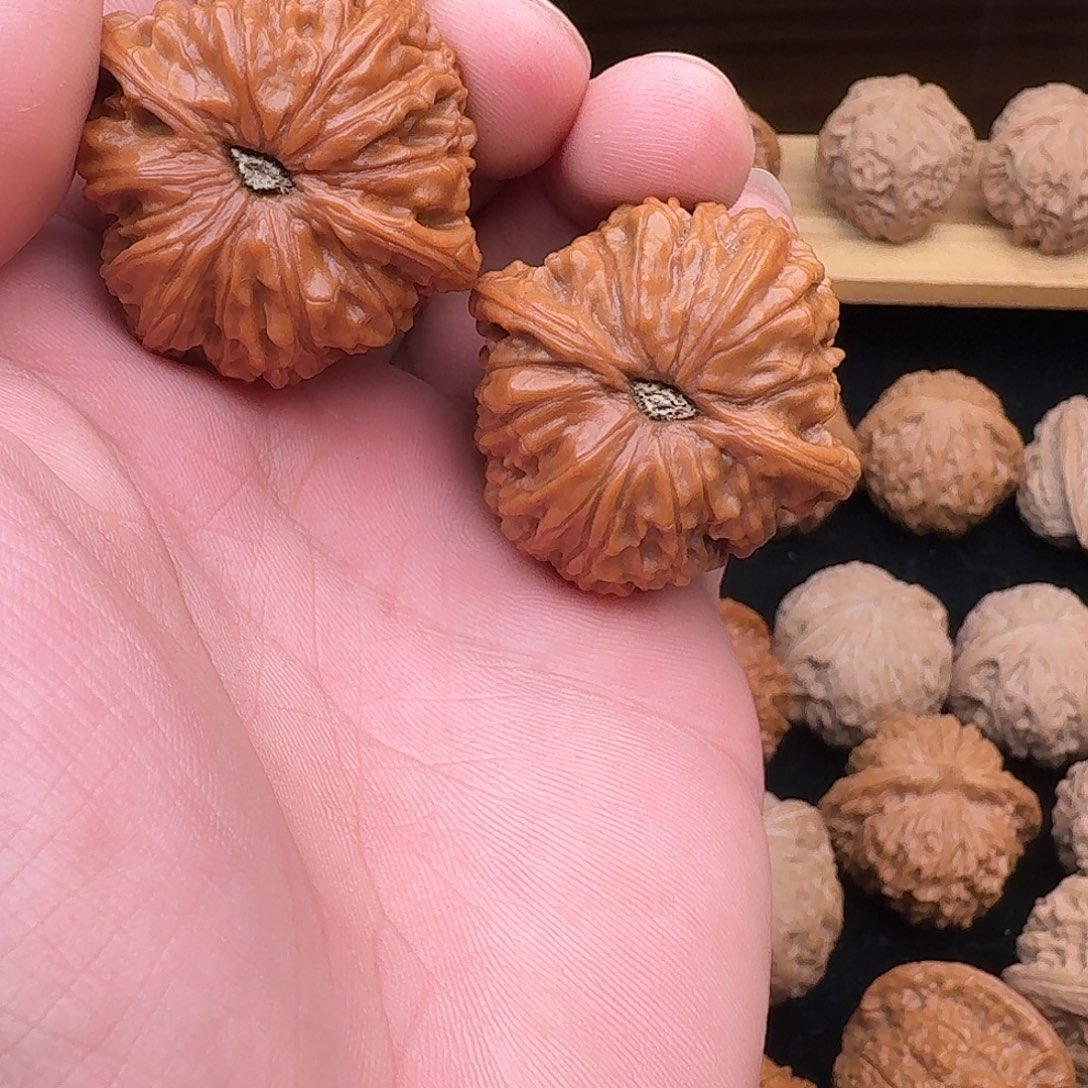 九***东吊坠桃核承德四喜元宝，全品无修