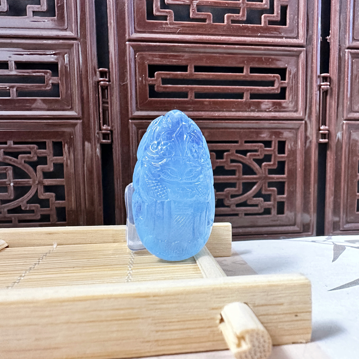 非金属陶瓷吊坠 【如意堂奶奶设计】{慧语生香}九尾古月吊坠