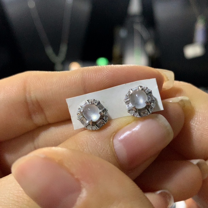 翡翠银S925镶嵌戒指