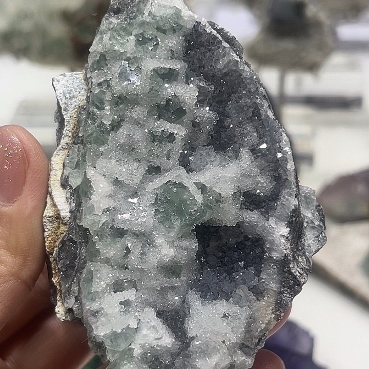 石材石材糖糖霜萤石