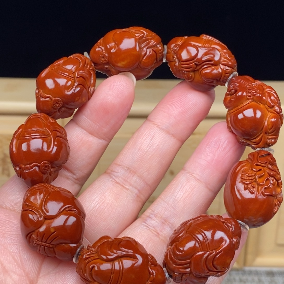 叾***]吊坠橄榄核财神21