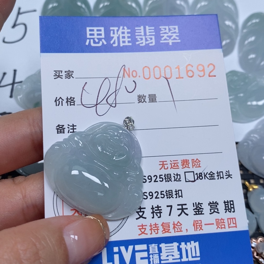 翡翠颈饰未镶嵌Y*天然缅甸翡翠