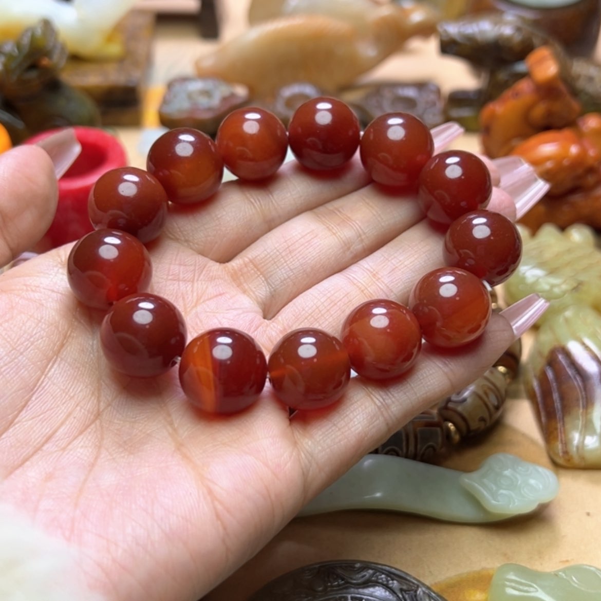 【闪购商品】玛瑙/玉髓颈饰未镶嵌