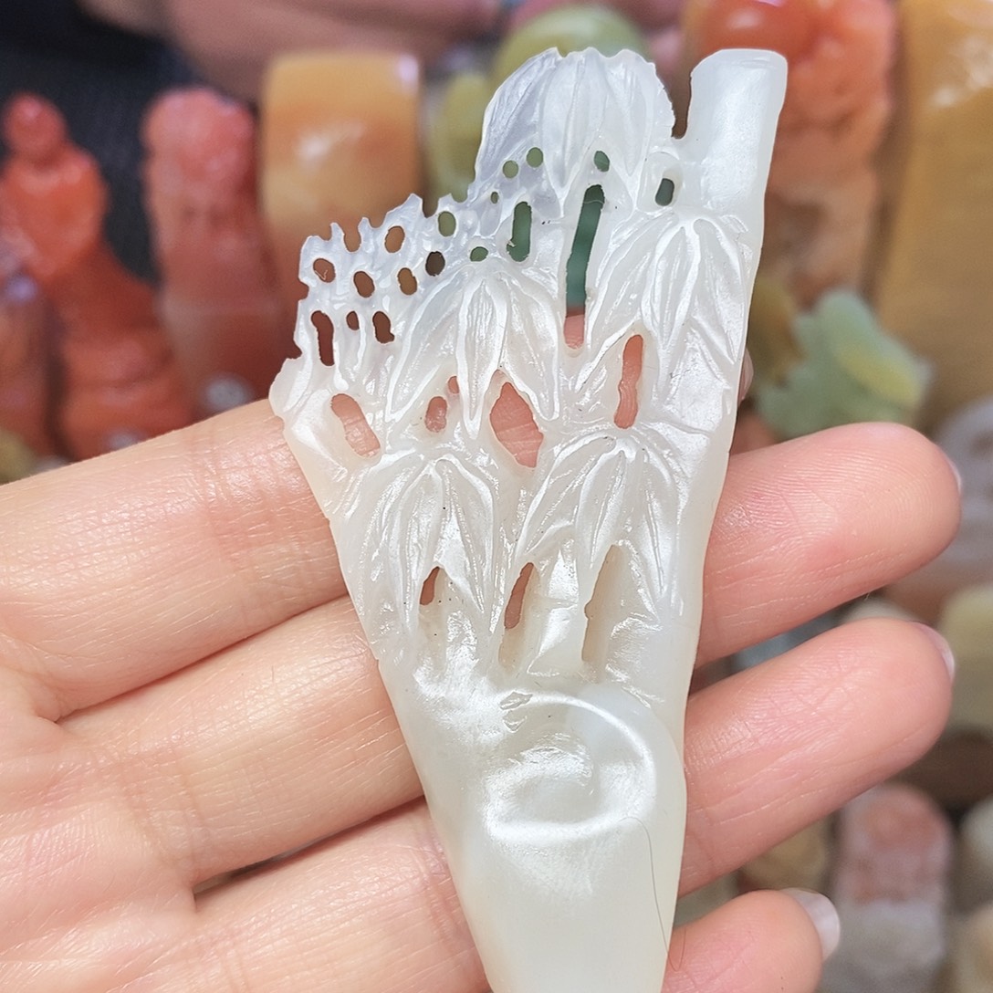 寿山石印石荔枝冻