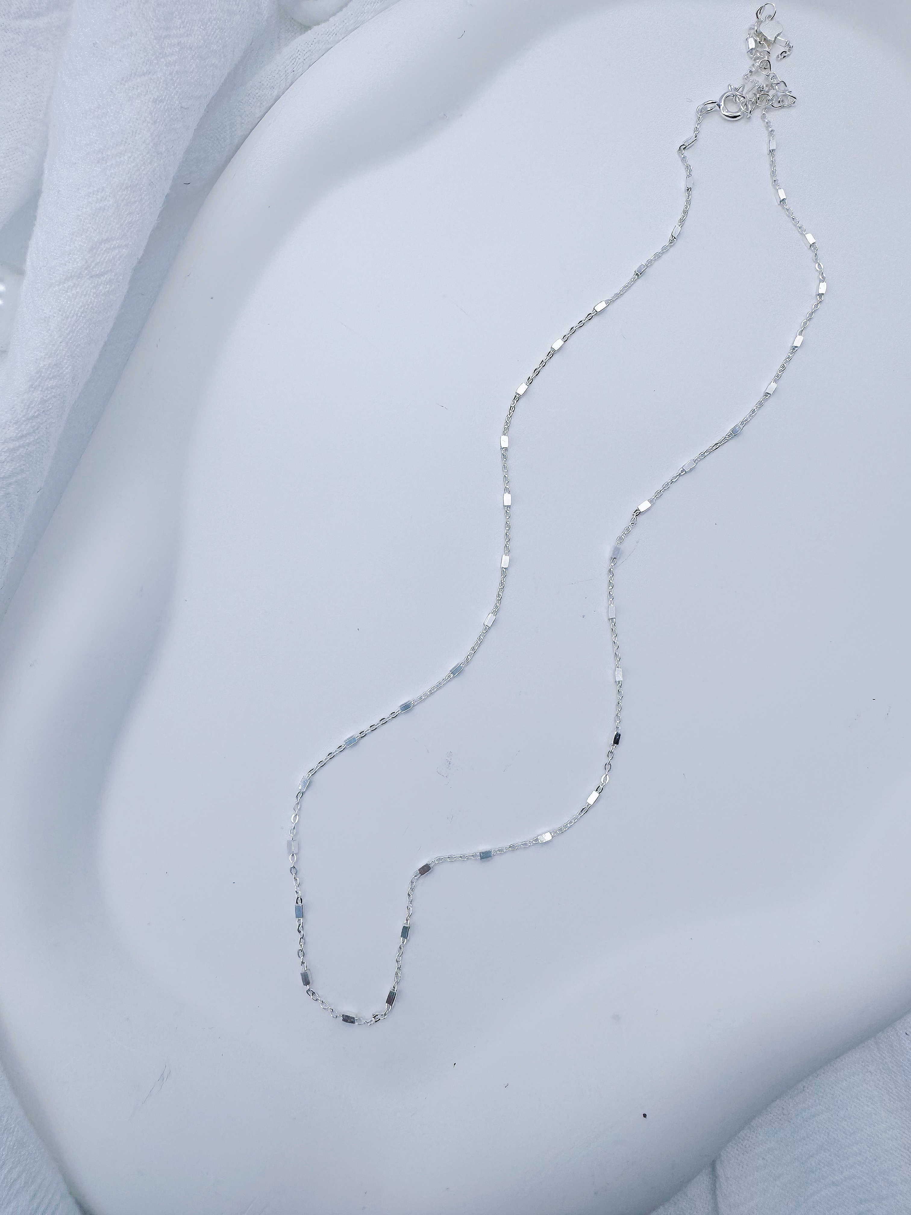 链子925银 【俊杰专属】简约素链项链 链长40+6cm 20-YW27T35