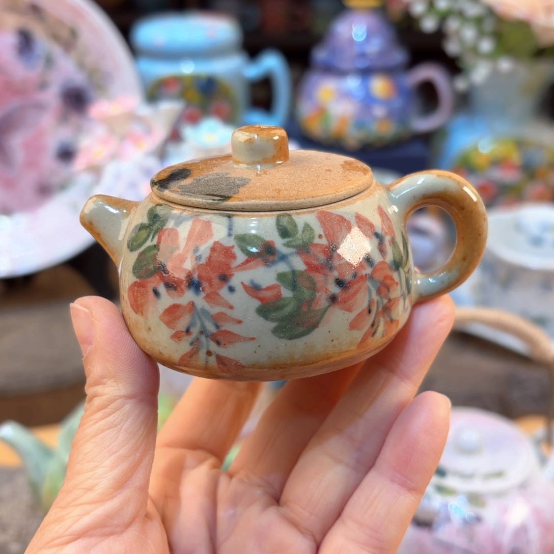 景德镇手绘高温釉下彩陶瓷茶具