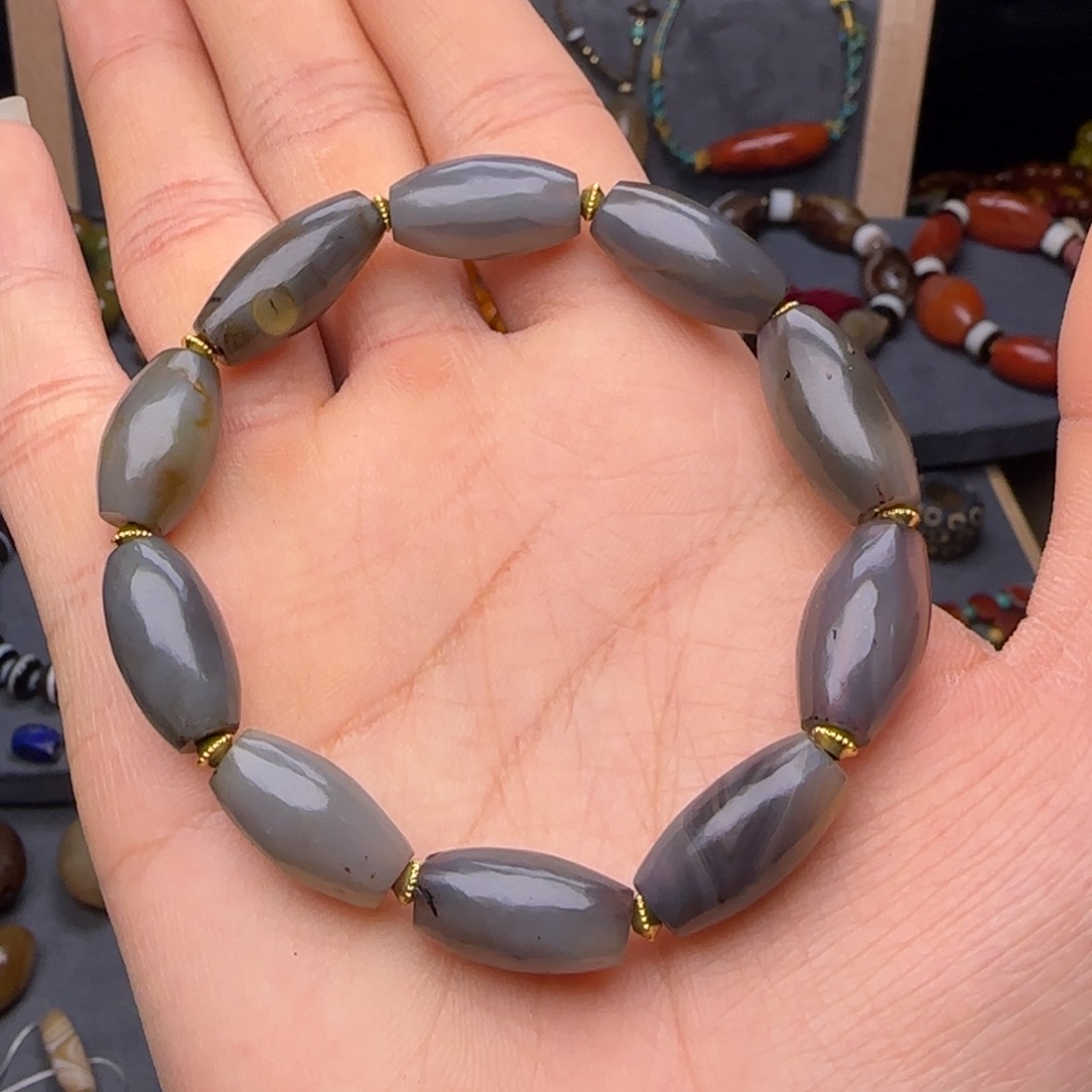 玛瑙/玉髓手链未镶嵌