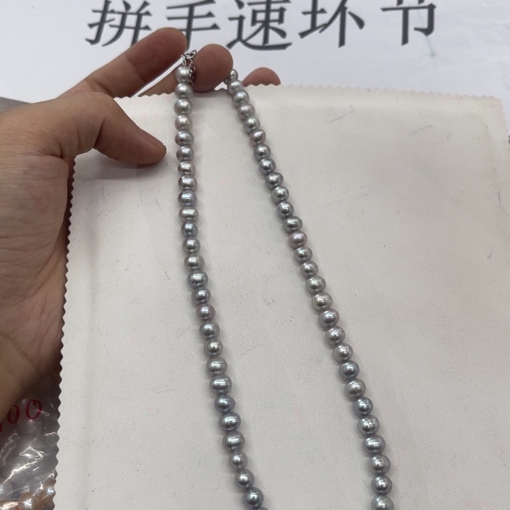 颈饰淡水珍珠银S925镶嵌001032