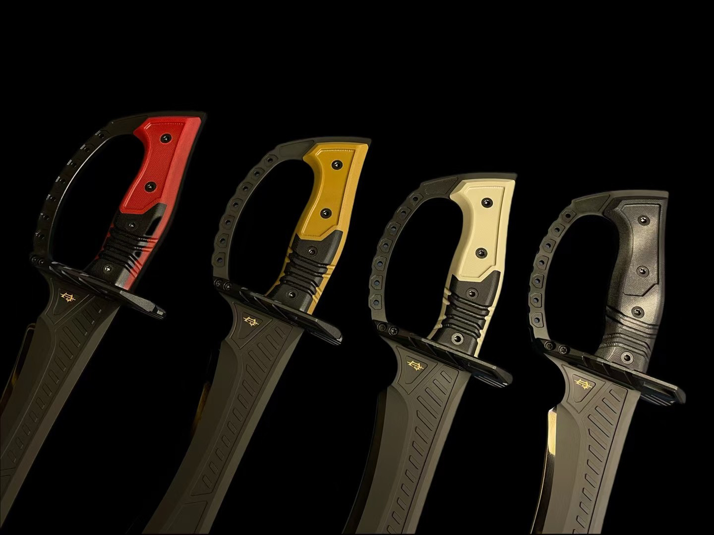 龙泉流亡特氟龙清刀工艺品收藏品（未开刃）