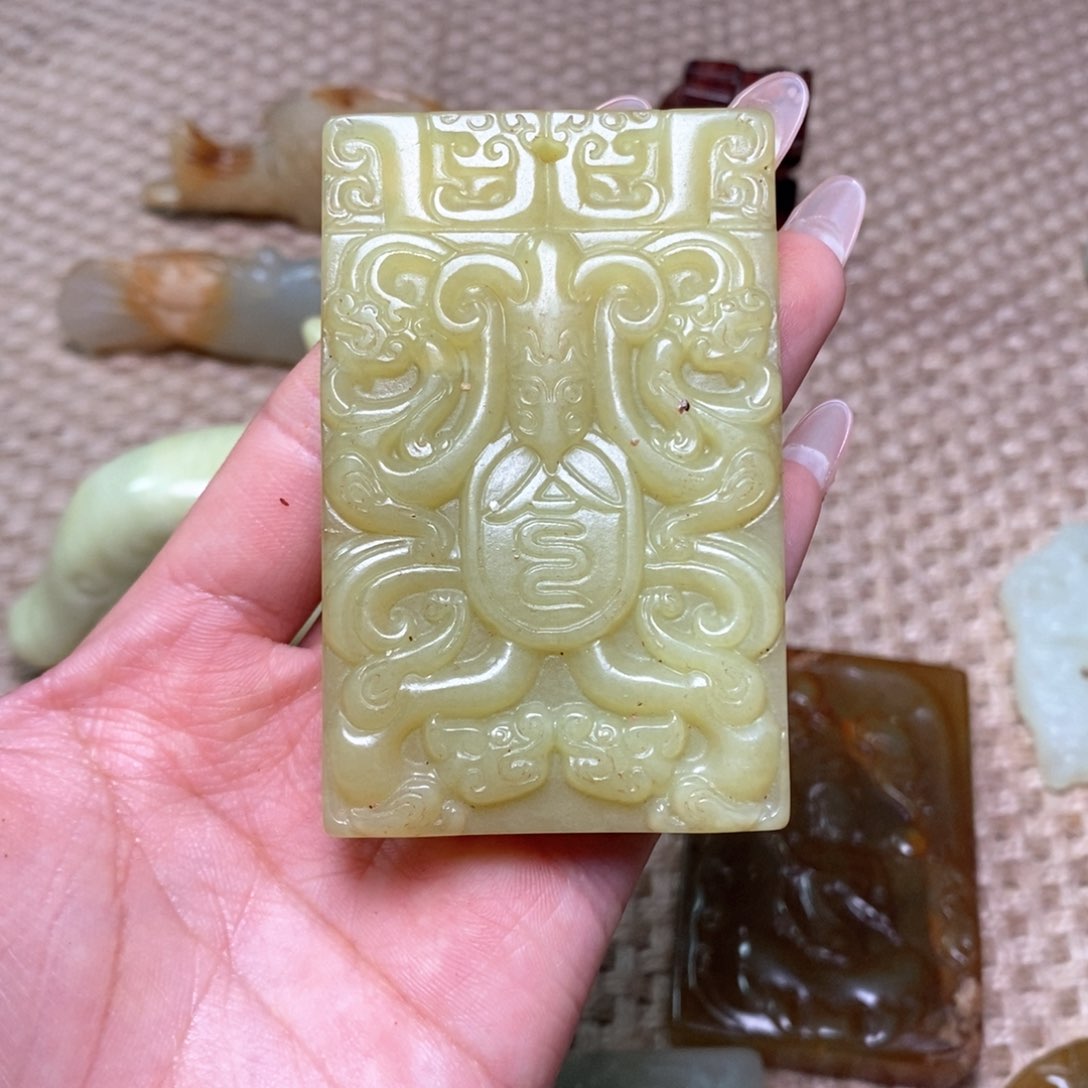 白玉菩提吊坠秋*秋白玉菩提白玉菩提摆件