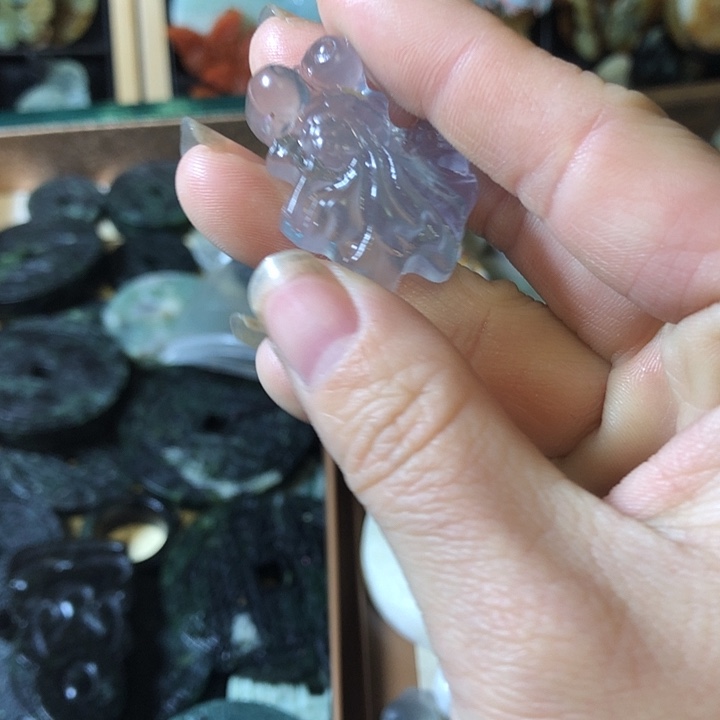 岫玉未镶嵌岫玉挂件