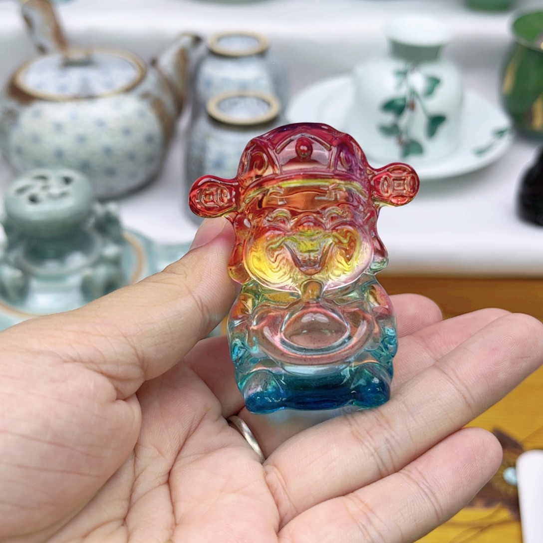 瓷片欢迎光临美桃儿～中古孤品完美别拍～随缘三克油