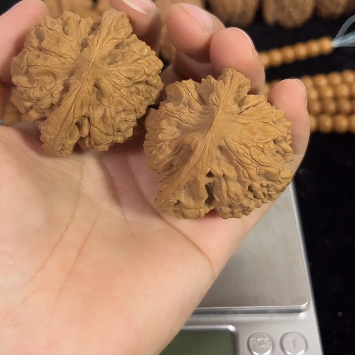 文玩核桃把件49左右练手官帽，编号017