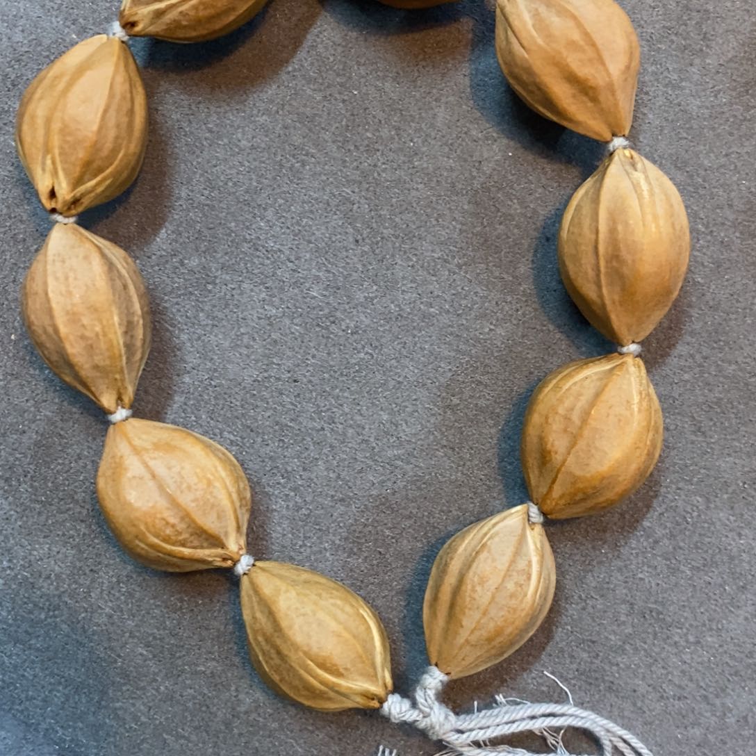 橄榄核手串/手链四花铁核原皮素串