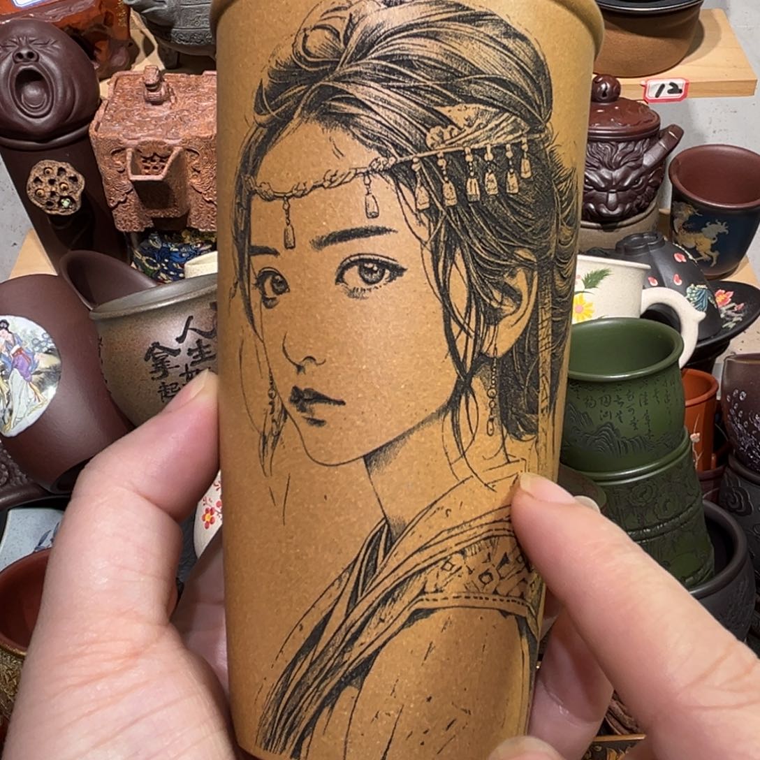 茶杯紫砂宜兴紫砂主人杯