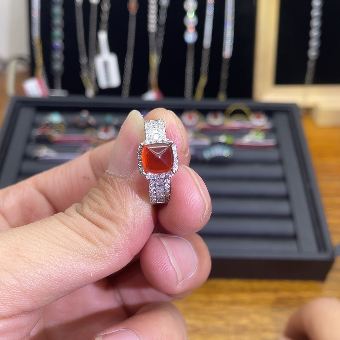 紫晶珠宝半成品未镶嵌