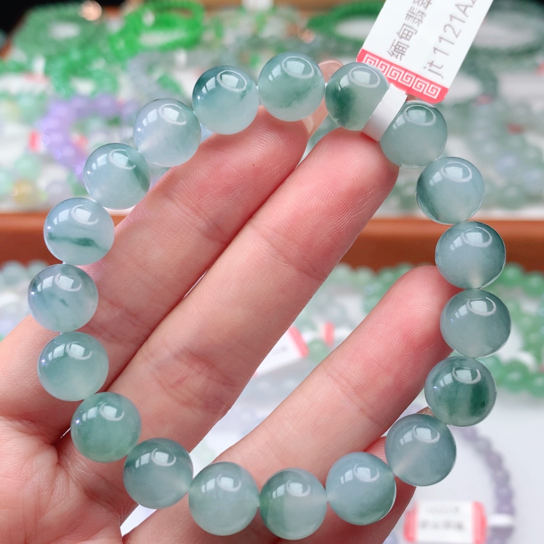 翡翠手链未镶嵌翡翠10mm