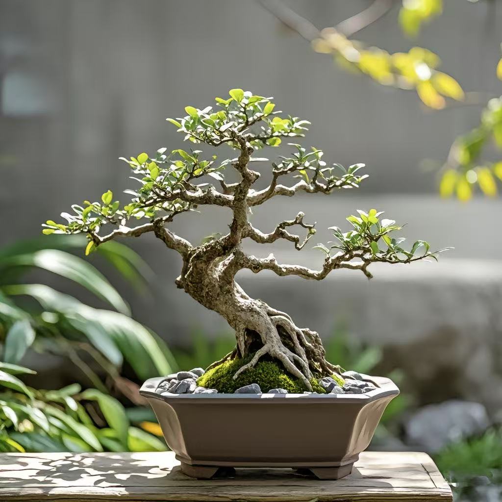 小叶榔榆 对接白蜡 三角枫 雀梅 黄杨 黑松 等 一物一拍