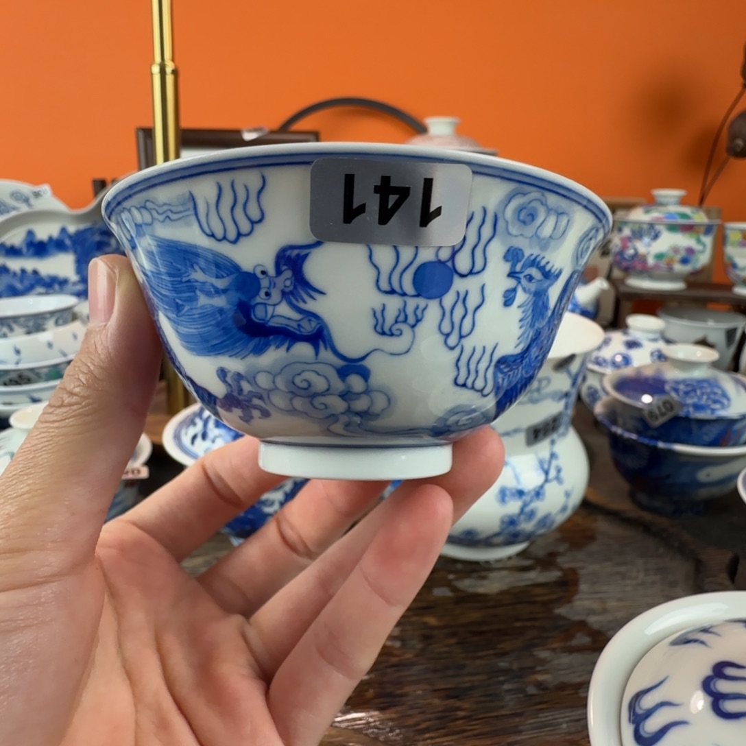 瓷片景德镇手绘青花瓷器141
