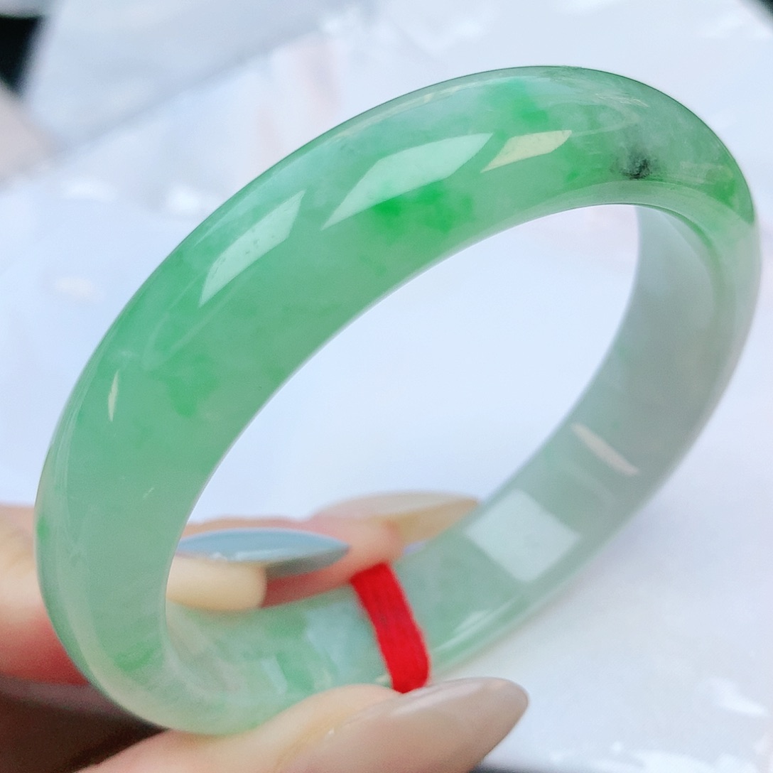 未镶嵌手镯翡翠53圈口882638