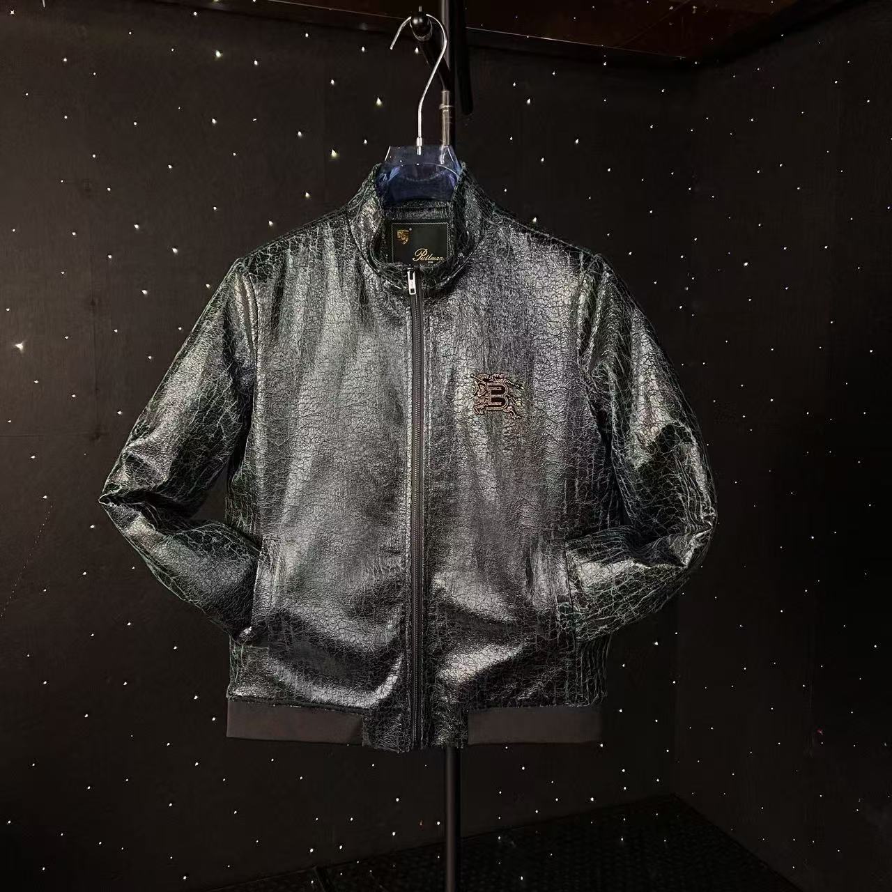 PULLMAN 男士高端早秋长袖夹克外套棉