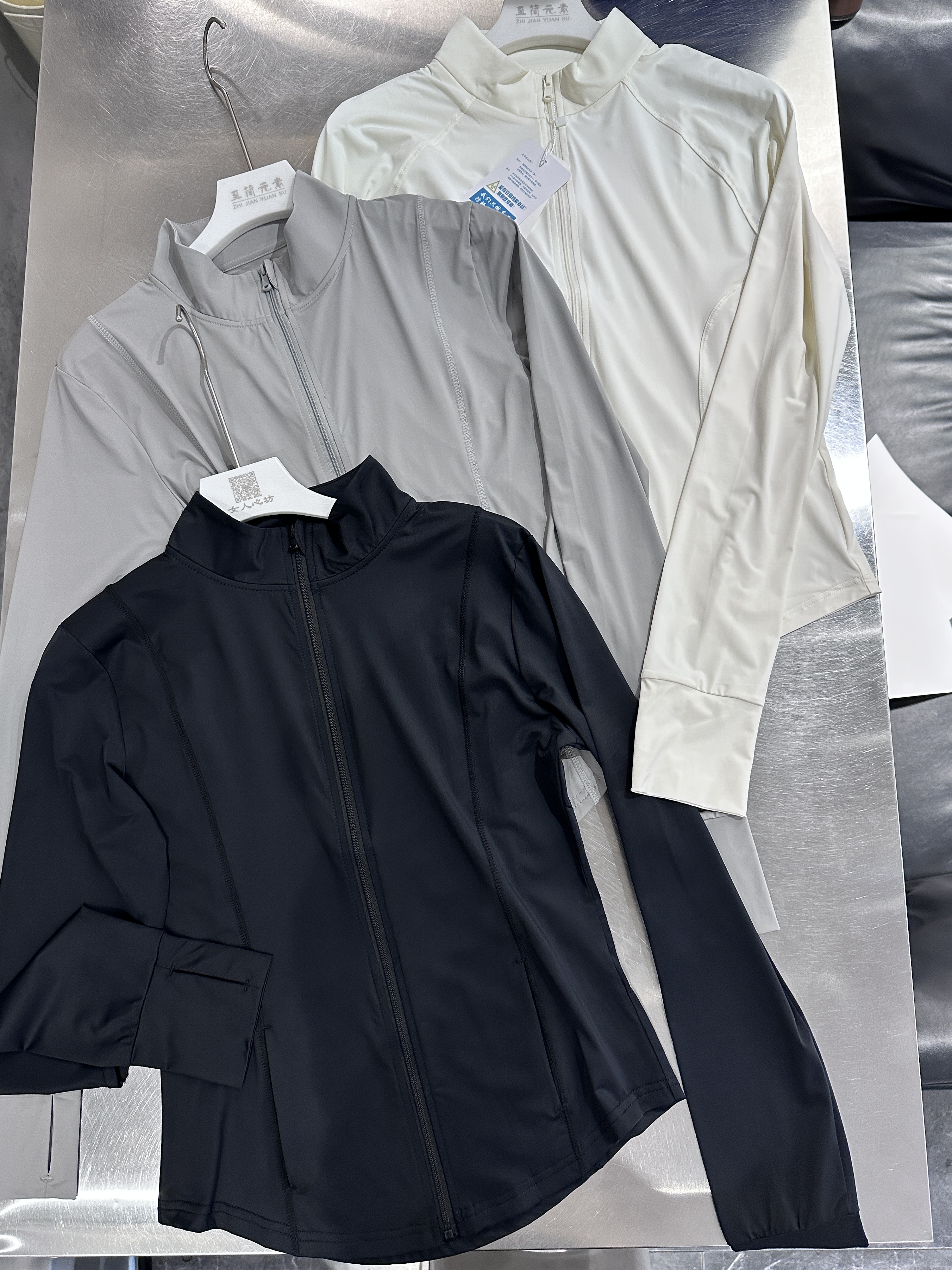 111小野立领修身塑形防紫外线凉感透气显瘦夏季防晒衣长袖