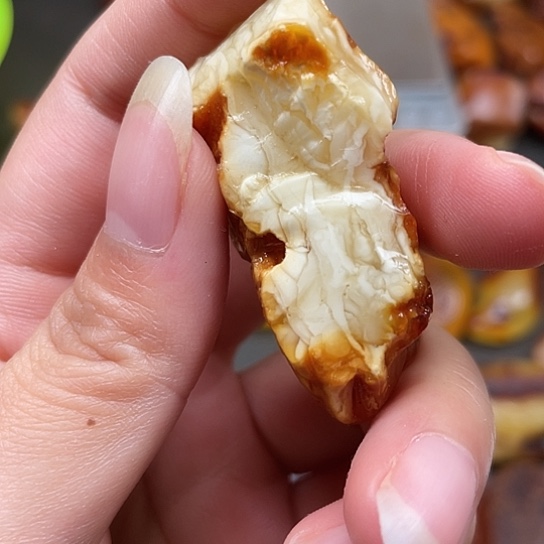 定制琥珀白花虎皮纹保大老型