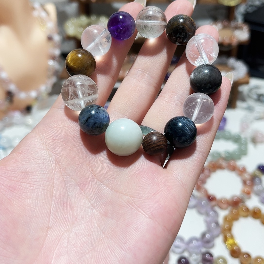 未镶嵌手链水晶多宝